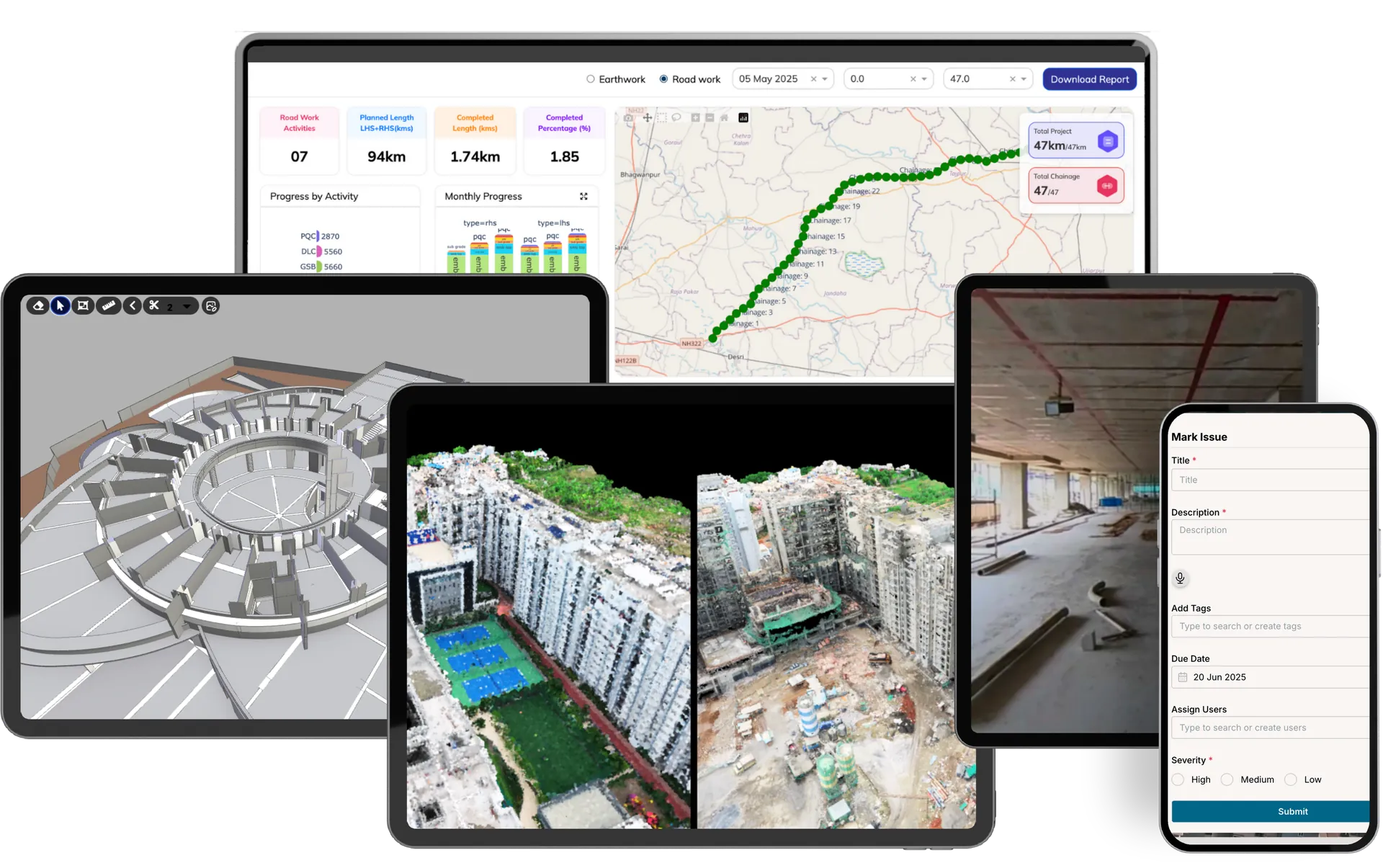 YelloSKYE DEX platform for AI-powered construction intelligence and digital twins